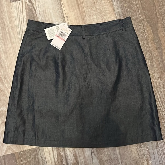 Michael‎ Michael Kors denim skirt with gold buttons - Picture 2 of 3